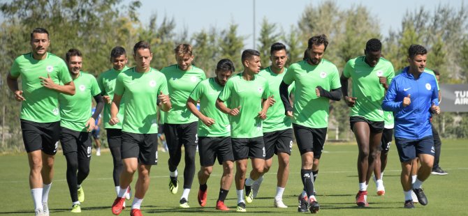 Atiker Konyaspor'da Yeni Amasyaspor maçı hazırlıkları