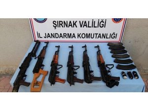 Şırnak’ta silah ve mühimmat ele geçirildi