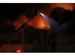 Aydın'da fabrika yangını