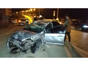 Samsun’da otomobil takla attı: 1 yaralı