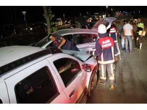Elazığ’da 3 araç bir birine girdi