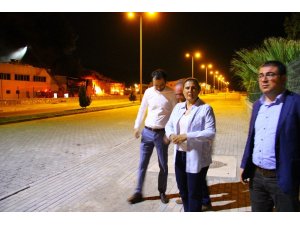 Aydın’daki fabrika yangını uzun uğraşlar sonucu kontrol altına alındı