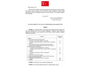 Otomotiv sektörüne ÖTV düzenlemesi