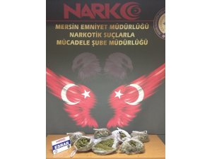 Mersin’de 3.5 kilo esrar ele geçirildi