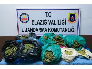 Elazığ’da 22 kilo esrar ele geçirildi