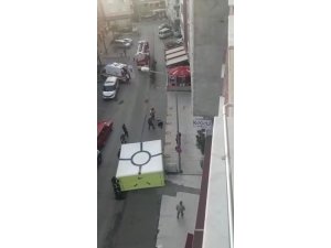 Genç kadın 5. kattan böyle atladı