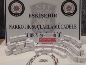 Eskişehir’de uyuşturucu operasyonunda binlerce hap ele geçirildi