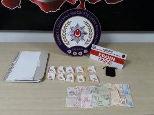 Aksaray’da eroinle yakalanan şüpheli tutuklandı