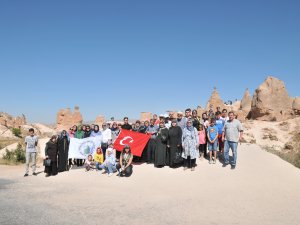 Şehit aileleri Kapadokya’yı gezdi