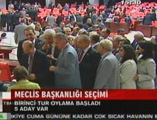 TBMM Başkanını seçiyor