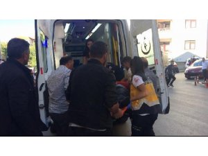 Aracın çarptığı bisikletli çocuk yaralandı