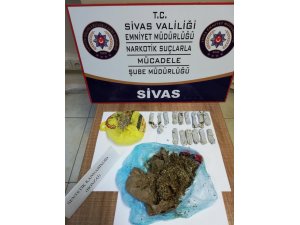 Sivas'ta uyuşturucu operasyonları