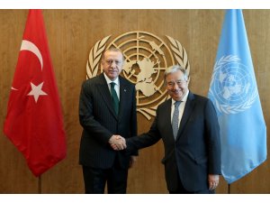 Erdoğan-Guterres görüşmesi başladı