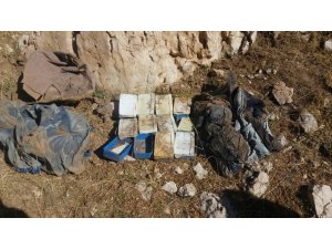 Teröristlere ait mühimmat ele geçirildi