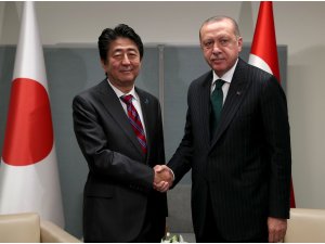 Cumhurbaşkanı Erdoğan Japonya Başbakanı Abe ile görüştü