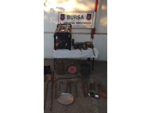 Bursa’da kaçak kazı operasyonu: 7 gözaltı