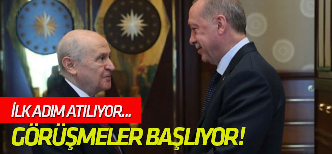 AK Parti ile MHP arasındaki görüşmeler başlıyor!