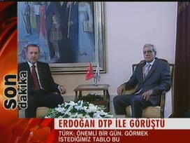 Erdoğan -DTP görüşmesi sona erdi