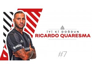 Beşiktaş’tan Quaresma’ya kutlama