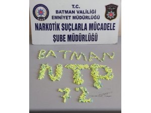 Batman’da 840 adet uyuşturucu hap ele geçirildi