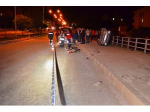 Kelkit’te otomobille motosiklet çarpıştı: 1 ölü, 1 yaralı