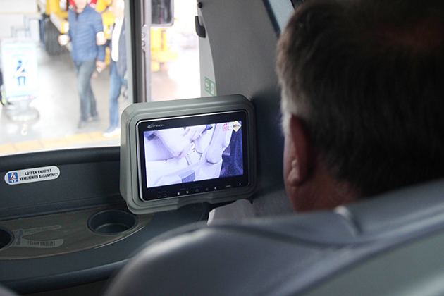 Otobüs koltuklarında kamu spotu