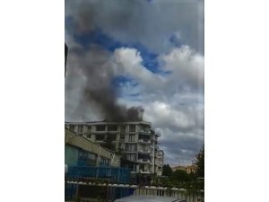 Apartmanda korkutan yangın