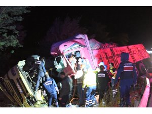 Konya'da trafik kazası: 2 yaralı