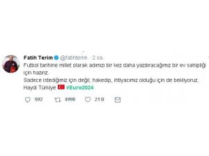 Fatih Terim’den Euro 2024’e paylaşımı