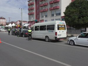 Beyşehir'de trafik kontrolleri