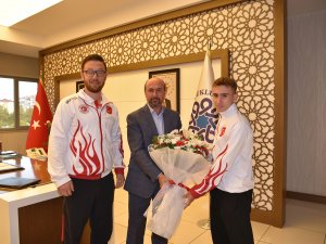 Başkan Pekyatırmacı Dünya 3.’sünü ağırladı