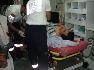 Konya'da trafik kazası: 1 yaralı