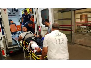 Kavgada silahla vurulan şahıs hastaneye kaldırıldı