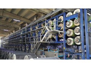 Kahramanmaraş’tan Amerika’ya çözgü boya makinesi ihracatı