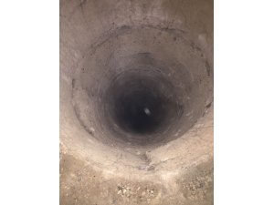 Kuyuya düşen keçiyi itfaiye kurtardı