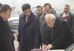 Hacizle el konulan araçlar satıldı