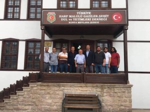 Bozkır Dereliler Derneği'nden gazilere ziyaret