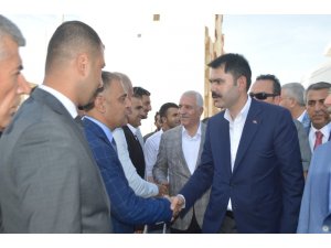 Bakan Kurum, Nusaybin’de incelemelerde bulundu