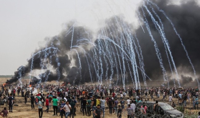 Gazze'deki barışçıl gösterilerde 5 Filistinli şehit oldu