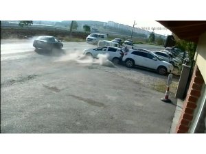 Okul önünde zincirleme kaza: 5 yaralı