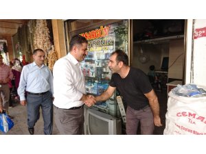 Milletvekili Fırat esnaf ve vatandaşlarla bir araya geldi