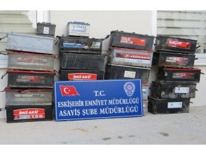 Çalınan aküler sahiplerine ulaştırılıyor