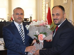 Müftü Çelikoğlu, Başkan Özaltun’u ziyaret etti