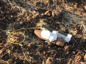 Şanlıurfa’da bulunan top mermisi imha edildi