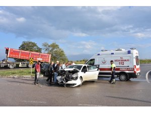 Sinop’ta trafik kazası: 2 yaralı
