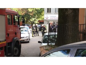 Eski hastanede yangın çıktığı yönündeki asılsız ihbar itfaiyeyi alarma geçirdi
