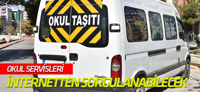 Okul Servisleri Artık İnternetten Sorgulanabilecek