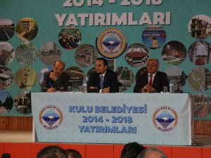 Kulu Kaymakamı Budan, muhtarlarla bir araya geldi