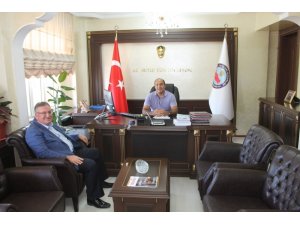 İşadamı Kaplan’dan Kaymakam Duman’a hayırlı olsun ziyareti