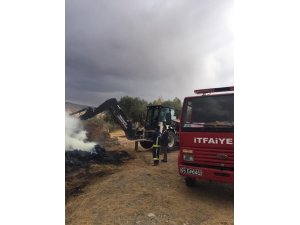 Başkale ot yangını